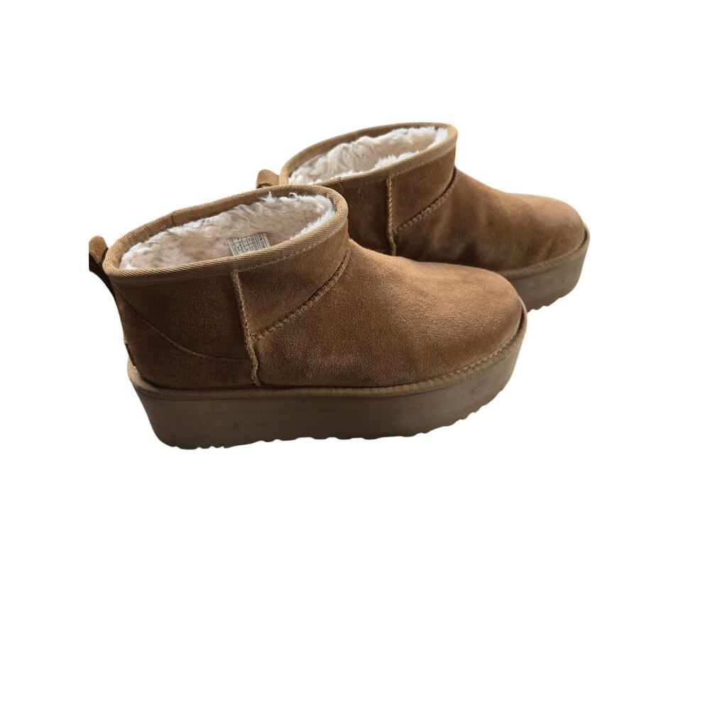 UGG Classic Ultra Mini Platform Boots 1135092 Chestnut Brown Womens 9